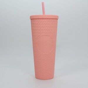 Starbucks Matte Pink Studded Tumbler 24oz Limited Edition Venti Cold Cup